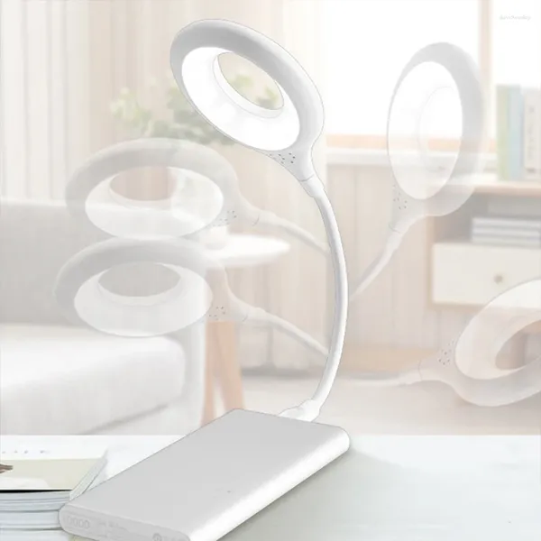 Lámparas de mesa USB luz nocturna plegable ahorro de energía protección ocular luces de lectura escritorio enchufable ordenador PC portátil estudiantes estudio