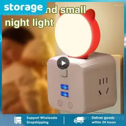 Tafellampen USB Night Light Portable Mini Sleep Intelligent spraakbesturing Safe en duurzame energiebesparende compact