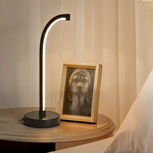 Lampes de table Plug-in LED Plug-in LED Tactice Interrupteur CHAMBRE ATMOSPHERE DE RETRAIMENT