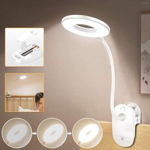 Lampes de Table Usb Rechargeable Protection des Yeux Clip de Lecture Chambre Petite Lampe