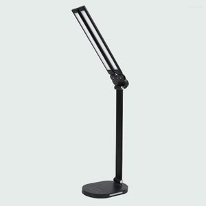 Lampes de table Type de pliage utile Lampe de bureau LED Lampe de lecture Non éblouissante Pliable Dimmable Fournitures ménagères