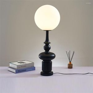 Lampes de table Vintage LOFT lampe de bureau italien rétro verre romain lampe à LED salon chambre salle à manger éclairage décor intérieur