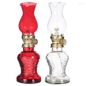Tafellampen Vintage vaasvorm Olie klassieke tafel van tafel Decoratie vlamregelaar kan de lichtgrootte jaar geschenken vrijelijk aanpassen 2023