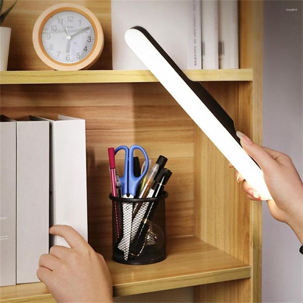 Lámparas de mesa Montaje en pared Luz LED Estudio brillante Lámpara de lectura Gabinete Cabecero Luz nocturna Hogar Dormitorio Suministros de iluminación Blanco