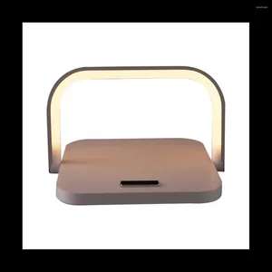 Lampes de table du chargeur sans fil lampe de téléphone mobile LED Night Light Portable pour le salon de lit de chambre à coucher