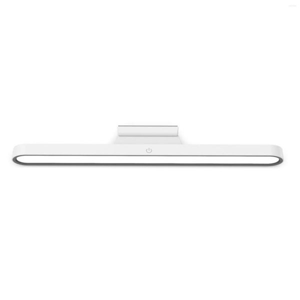 Lámparas de mesa LED inalámbrico Luz de lectura de pared Palo en litera Luces de contacto regulables Cabecero Lámpara adhesiva para espejo de maquillaje - Blanco