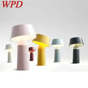 Lampes de table WPD lampe moderne Creative LED sans fil décorative pour la maison de bureau rechargeable de maison