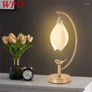 Tafellampen WPD Postmoderne lamp Creatief LED -bureau Licht voor thuis woonkamer beddeside decoratie