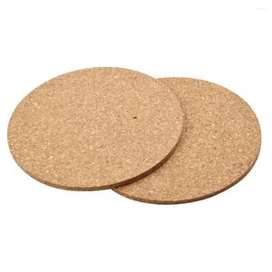 TABLEAU MATS 10PCS CORK COINSERS Square Mat Wine Drink Drink Coffee Tea tasse d'auto-adhésive DIY Backing Forme pour le bureau du bar à domicile