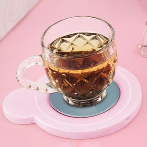 Tafelmatten 10W elektrisch aangedreven beker Warmere verwarming kussen Koffie mug thee Auto off drink bord verwarmingsmat