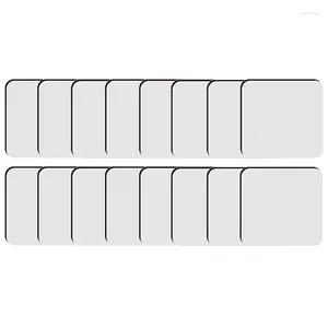 TABLEAU MATS 18 PCS sublimation carrés blanc