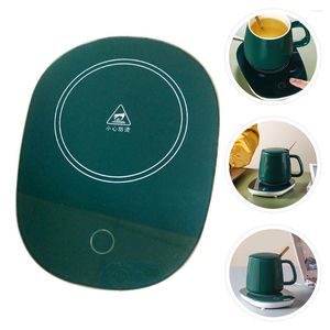 Tafelmatten 1 pc Coffee Mug Warmer USB Water Cup -verwarmingskussen (groen)