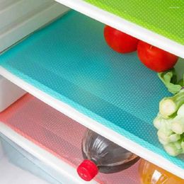 TABLEAU MATS 1PC Réfrigérateur Tafer étanche Antibactérien antifouling Moil Moilture peut être coupé le tapis d'armoire de réfrigérateur lavé