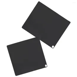 Tafelmatten 2 stuks Non-Mat Isolatie Pad Slijtvaste Inductiekookplaat Zwart Silicagel Pot Silicone
