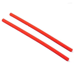 TAFELMATEN 2 PCS RODE SILICONEN Warmte isolatie Strip Hoge temperatuurbescherming Oven Microgolf Keuken Bakgereedschap