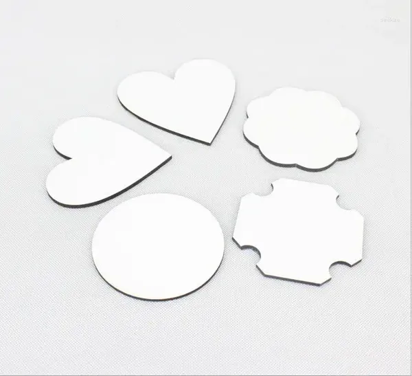 Tapetes de mesa 200 unids/lote DIY, tapete para taza de corcho aislado de madera en blanco, promoción de regalos publicitarios de MDF, semiacabado