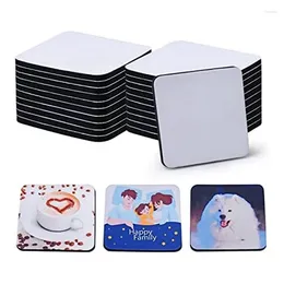 TABLEAU MATS 20PCS Square Sublimation Blanks Coasters 3,5 x pouce / 5 mm pour l'artisanat thermique