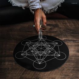 Placemats 22 Cm Slingerbord Metatron Tarot Mat Waarzeggerijborden Tafelkleed Kaart Pad Magic Runen Altaar Doek Heks Muis