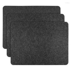 Tafelmatten 3 stuks warmtebestendige mat voor luchtfriteuse aanrechtbeschermer niet-slipbestendige keukenblokkeerder
