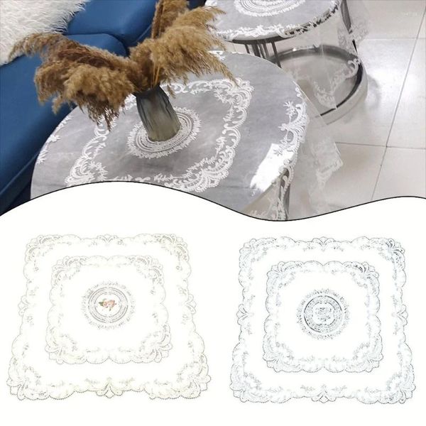 Tapis de Table en dentelle brodée, 4 pièces, napperons Vintage en Crochet pour tasse de mariage, Vase, gâteaux en vrac, Desserts, artisanat de noël