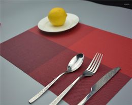 Tapis de table 4 pièces/lot napperon sous-verres vaisselle à isolation thermique PVC cuisine bol à manger plat tapis étanche JI 0801