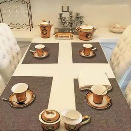 Esteras de mesa 4x colocación de telas de algodón tostador de comedor placemat vajilla nórdica decoración del hogar accesorio de cocina