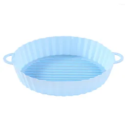 Table Table Mattes Air Fryer Silicone Douner Panier de panier Mat Papier Pot Parchemin Pot non Stick Remplacement r￩utilisable ACCESSOIRES DU PAUTER