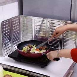 Tapis de Table en aluminium, déflecteur d'huile, cuisinière à gaz, panneau isolant pour sautés de cuisine, écrans anti-éclaboussures, outils ménagers