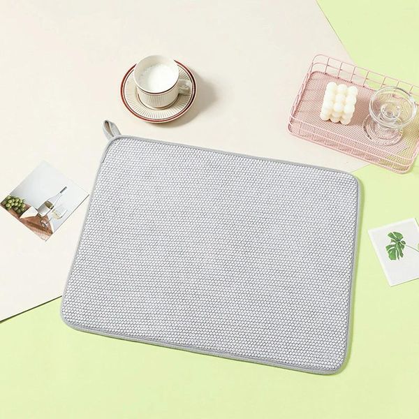 Tapis de Table et tapis de séchage de vaisselle IPremium, égouttoir de comptoir de cuisine en microfibre Super absorbant, double Surface