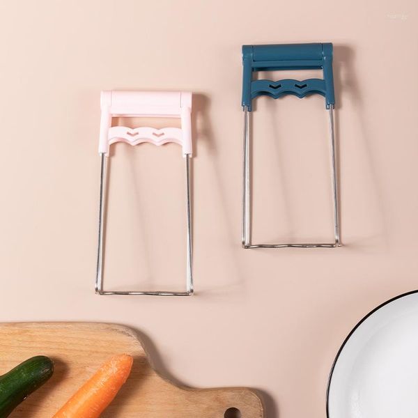 Tapis de table Pince anti-brûlure Prendre un bol Plaque à vaisselle antidérapante Carry Ware Gants en silicone Accessoires de cuisine