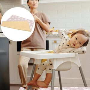 Tapis de Table antidérapant pour chaise de salle à manger, en Polyester, pour enfants en bas âge, collecteur de nourriture, éruption de sol pour bébé