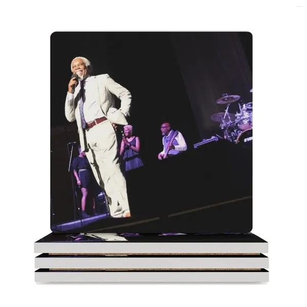 Table Mats Billy Ocean Ceramic Coasters (carré) Drôle pour les boissons Set Assiette