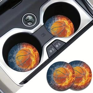 Table Mats de voiture Coup de voiture Coasters Universal Auto Insérer l'eau pour les affectations d'impression de basket