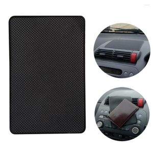 Tapis de Table antidérapant pour décoration de voiture, ornements de téléphone portable, bloc de stationnement, rangement en caoutchouc, décor de tableau de bord multifonctionnel