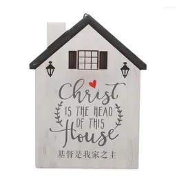 Tafelmatten Keramische onderzetters (huis) - Christus is het hoofd van dit huis.