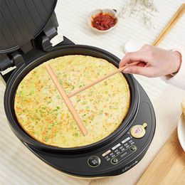 Tafelmatten Chinese specialiteit Crepe Maker Pancake Batter houten spreidingsstick keukengereedschap Diy Restaurant Canteen speciaal levert C1023