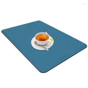 Tafelmatten koffiezetapparaat Mat verberel vlek rubberen rug met rubberen absorberende keukenwater vlekken gadgets voor de top van de tegengerechten