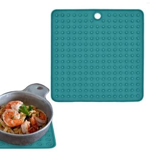 Tapis de Table tapis de séchage de la vaisselle porte-casseroles polyvalents dessous de plat pour casseroles et poêles vaisselle antidérapante bol théière