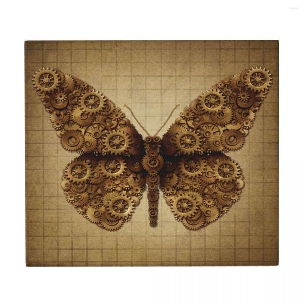 Tapis de Table tapis de séchage vapeur Punk papillon et ailes Steampunk support d'isolation thermique plat tasse égouttoir ustensiles de cuisine