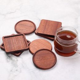 Tafelmatten duurzame hittebestendige hout onderzetters kom paddding pads voor dineren thee koffie beker placemats keuken accessoires