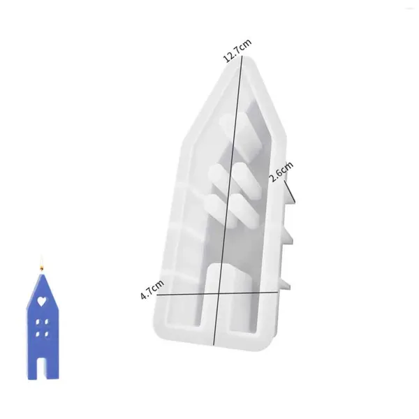 Tapetes de mesa Casa de Pascua Moldes de silicona Fundición Molde 3D Suministros de cocina para hornear