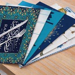 Tafelmatten Eid Mubarak Rechthoek Placemat Mat Posavasos Jogo Americano Para Mesa Jantar Mantel Individuele keukenaccessoires