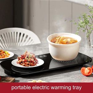 Tafelmatten Elektrische opwarmbak Temperatuur Verwarming Voedsel Warmer snel voor feesten Familiebijeenkomsten Langdurig