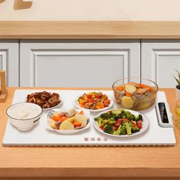 Tapis de Table plateau chauffant électrique avec température réglable, chauffage rapide en Silicone pour Buffets à domicile et Restaurants