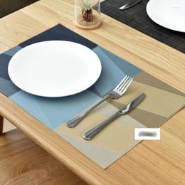 Tafelmatten Milieuvriendelijk PVC Placemats Europese isolatie Non-slip Western Food Cafe Coasters Amerikaans