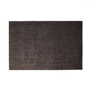 Tapis de table Matériau européen en PVC Repas Pad Ménage Rectangulaire Isolation thermique Western Food Étanche Résistant à l'huile Bol Joint Coupe