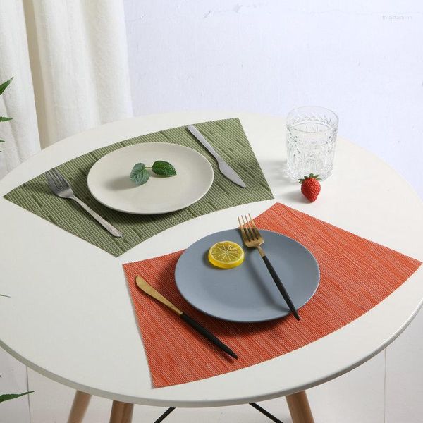 Tapis de table en PVC en forme d'éventail, napperon rond de style chinois, coussin de salle à manger El, coussin isolant incurvé