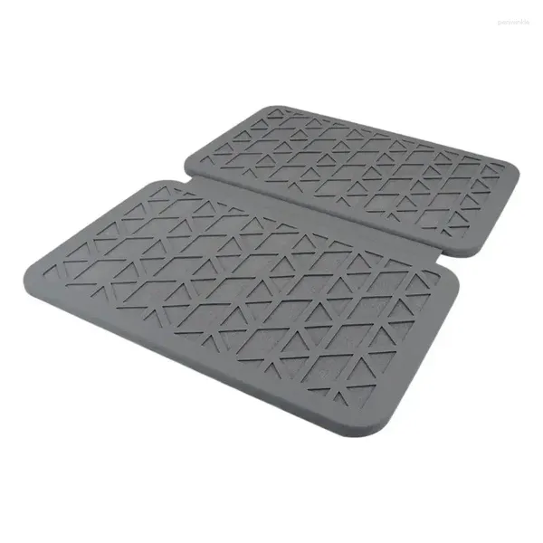 Alfombrillas de mesa Tierra diatomácea plegable Cocina de plato súper absorbente Mat