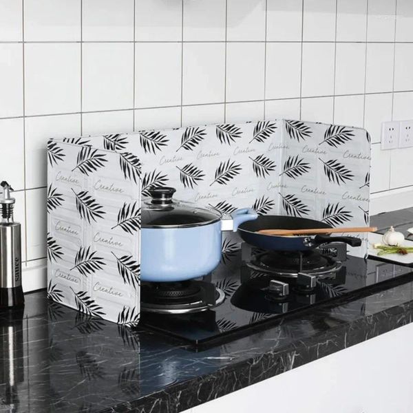 Tapis de Table pliable pour cuisinière à gaz, plaque de déflecteur en aluminium, écran de Protection anti-éclaboussures d'huile, accessoires de cuisine résistants à la chaleur