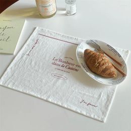Tapis de table de table de table rétro français coton pur coton thermique serviette de cuisson